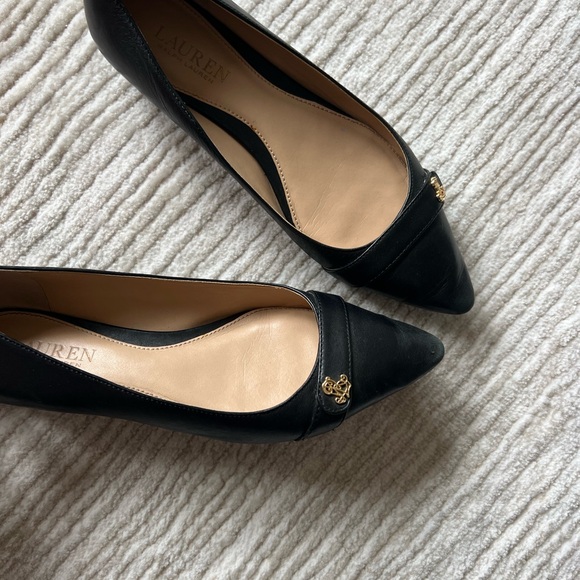 RALPH LAUREN black flats - Picture 2 of 7